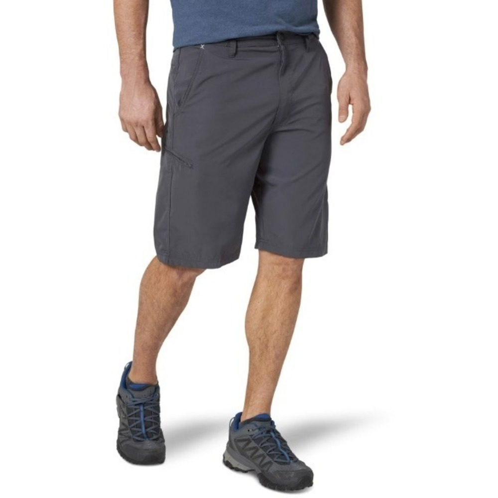 Wrangler Performance Utility Shorts Mens 48 Gray NEW Hiking Cargo Side‎ Elastic
